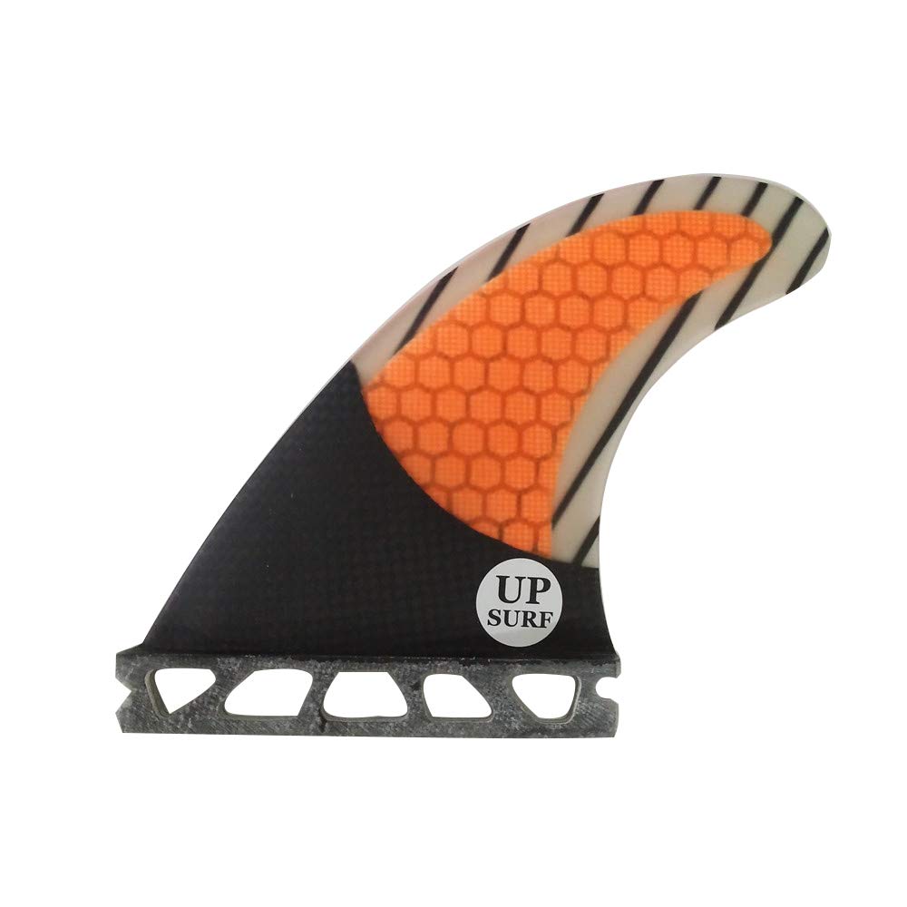 UPSURF Tavola da Surf Future G5/G7 Base Pinne Fibra di Vetro per Tavola da Surf Pinne Stile Tri Fin Thruster Set Carbonio Favo