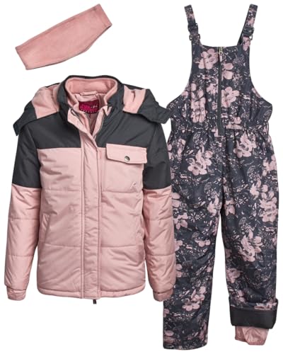 Pink Platinum Girls Snowsuits - 2 Piece Waterproof Toddler Winter Jacket and Ski Pants - Winter Clothes for Girls (2T-16), Size 5-6, Blush