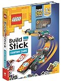  LEGO® Build and Stick: Custom Cars (Includes LEGO® bricks, book and over 260 stickers)