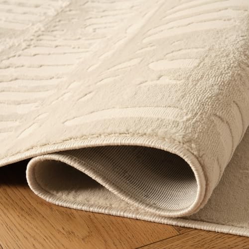 Image of Revival Rugs Shell 8'x10' Area Rugs - Washable, Medium Pile, Beige, Cream