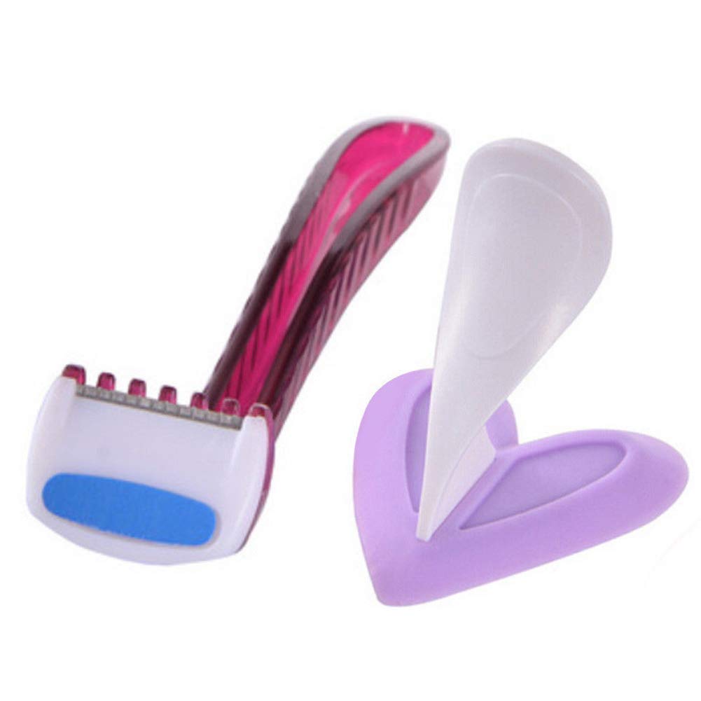 Pochoir de rasage en silicone Privates Trimmer Linie Coeur Bikini Triangle Sexy Femelle Secret Intim Shaping Tool Schamam(Dreieck), N° 0, Comme sur l'image, En forme de cœur