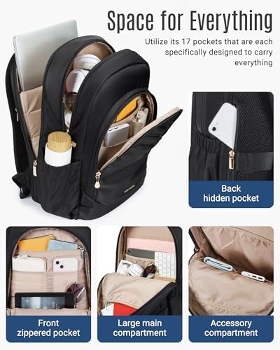 Amazon.co.jp: LIGHT FLIGHTトラベルバックパック、女性用、15.6