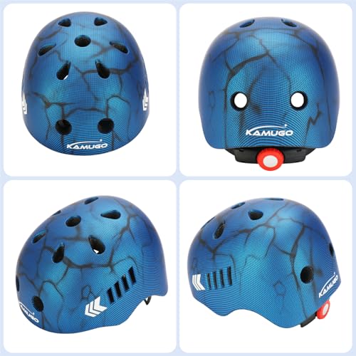 KAMUGO Capacete Infantil Capacete Infantil De Bicicleta Para Idades De 2 A 8 Anos, Meninas, Meninos,
