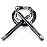 iDeporte Jump Rope with Germany Imported Ball Bearing, Adjustable Skipping Rope for Boxing, MMA Training, Jumping Workout, CrossFit Training, Survival