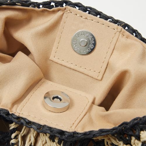 Image of Straw Hobo Bags - Casual Shoulder Beach Tote Knitted Bag