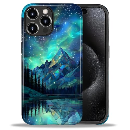 Coque iPhone 16 Pro antichoc DAIZAG motif vitrail protection hybride en TPU et PC