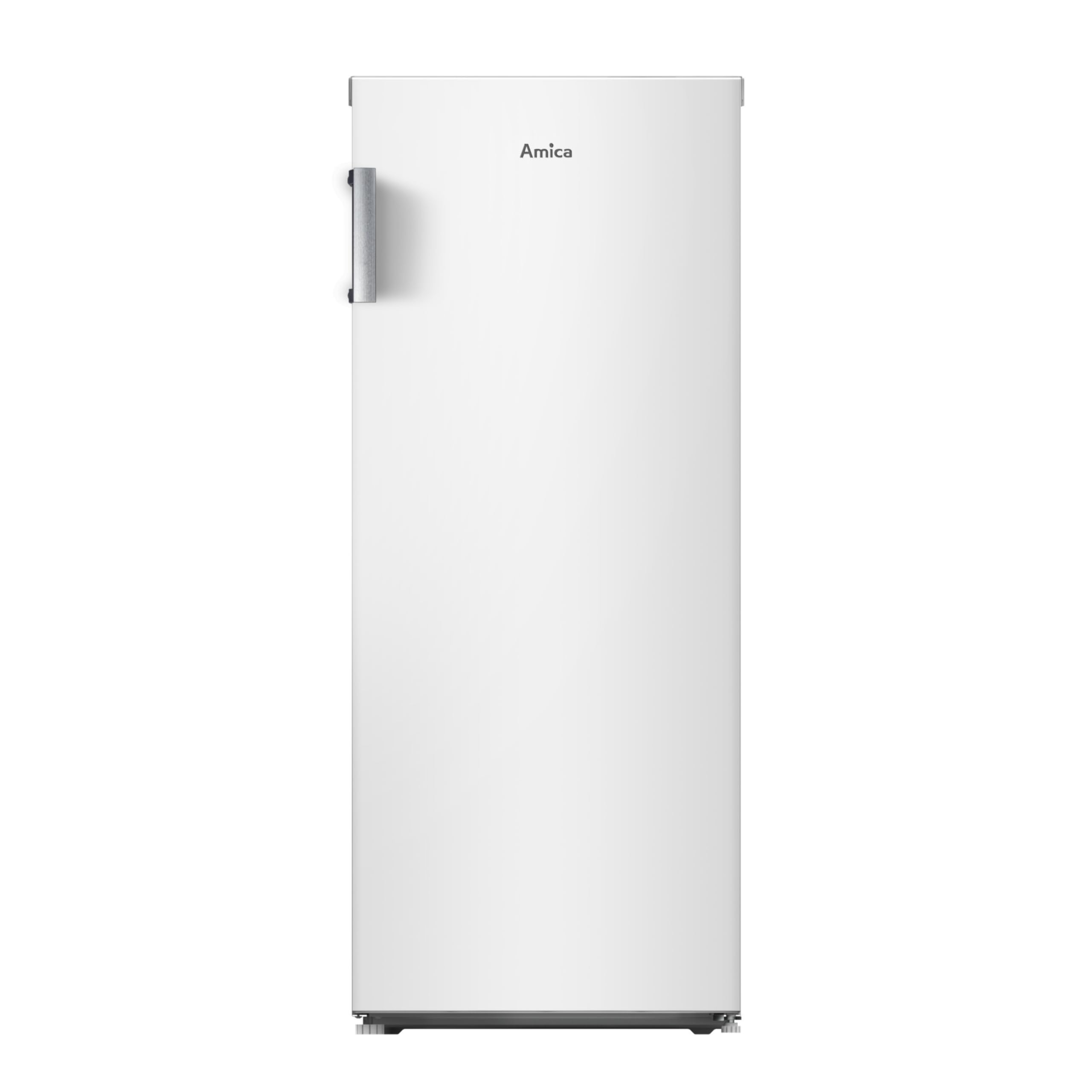 Amica Gefrierschrank 122 L 115,5 x 47,5 x 60,5 cm NoFrost GSN 321 105 W | 1 Pizzaschublade, Türablage, Inverter Kompressor, Supergefrierfunktion, 4 Gefrierschubladen, LED-Beleuchtung, Leiser Betrieb