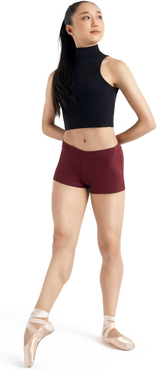 Capezio Womens Team Basic Low Rise Boy Cut Short - Image 4