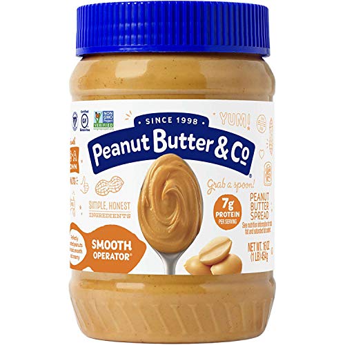 Peanut Butter & Co., Smooth Operator Peanut Butter, All Natural Smooth Peanut Butter 16 oz. (6 count)