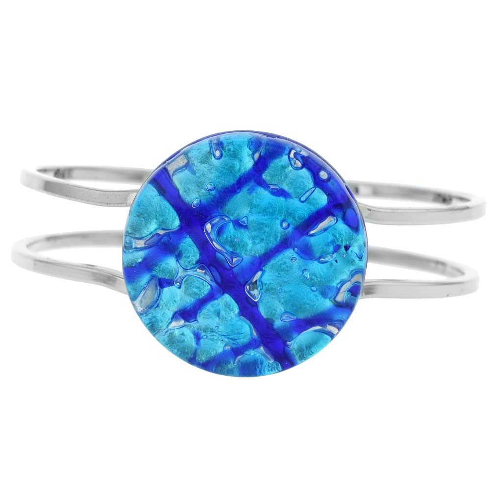 GlassOfVenice Bracciale In Vetro Di Murano Millefiori Rosa - Autentico, Fatto A Mano A Venezia, Con Perla Centrale Da 3 Cm, In Sacchetto Di Velluto, Regalo Unico - 4