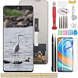 YHX-OU 6.67' Ecran Tactile pour Xiaomi Mi 10T Lite 5G Écran LCD Complet de numériseur Tactile Remplacement TFT Touche Ecran + Outil d'installation+ Verre Trempé(Noir)(Pas pour Mi 10 Lite 5G)