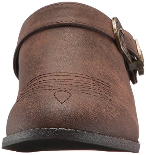 NINA Girls' deb Slip-On, Brown, 13 M US Little Kid