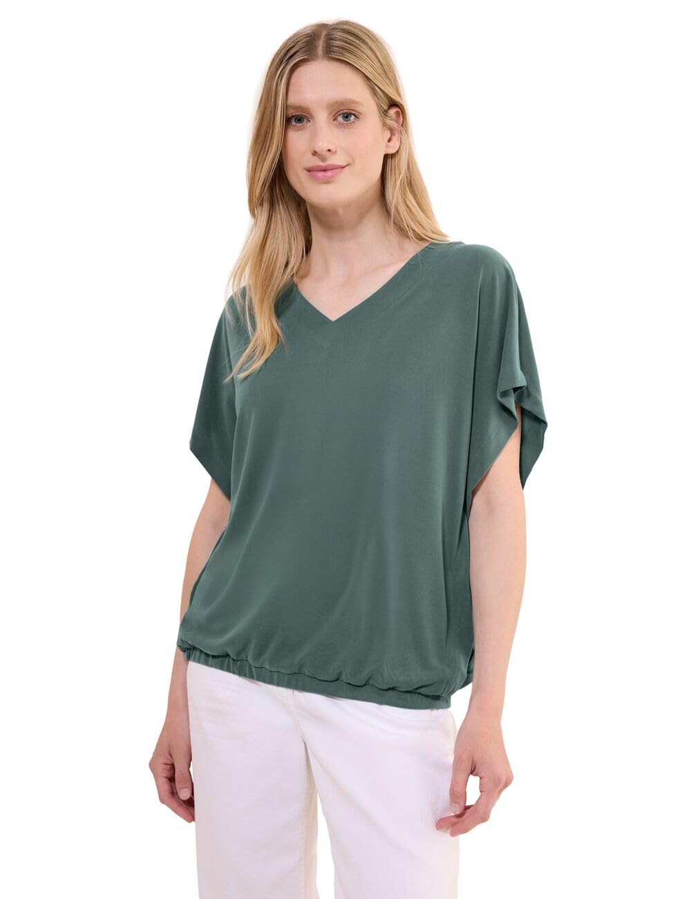 Cecil Women's T-Shirt, Dark Balmy Khaki, M