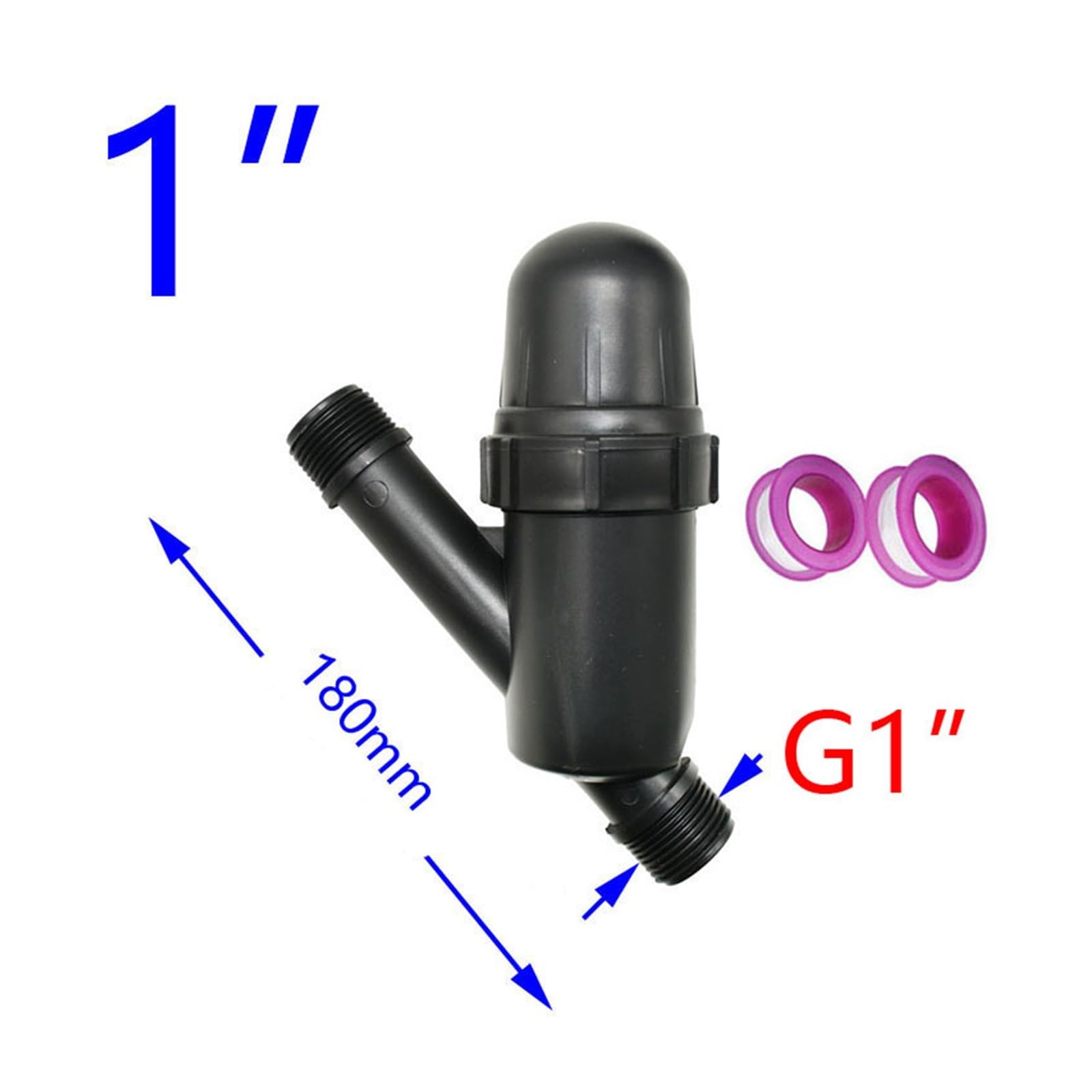 1 pièces 120 Maille Jardin arrosage Filet métallique Filtre écran 3/4/1/1.25/1.5/2 Pouces écran Filtre Jardinage Outils d'irrigation agricole(1 inch)