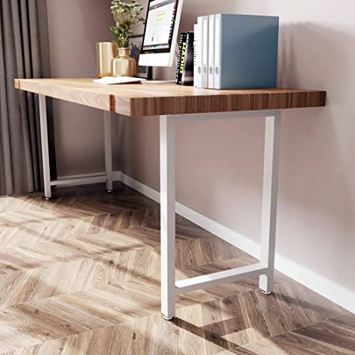 Metal White Table Legs Desk Leg Heavy Duty Furniture Legs for Coffee Or Computer Table Legs 28 inch (Without Board)