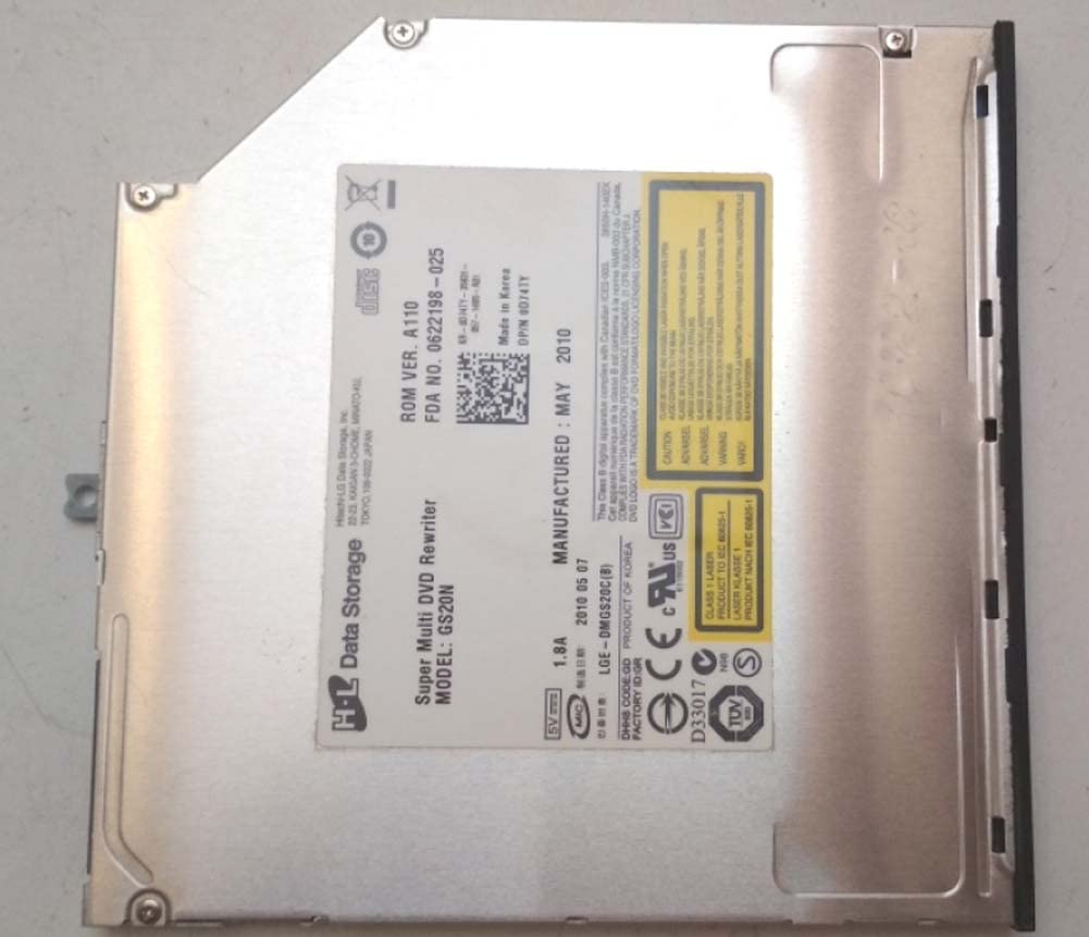 Amazon.com: CD DVD-RW Drive Slot Load GS20N D74TY for Dell