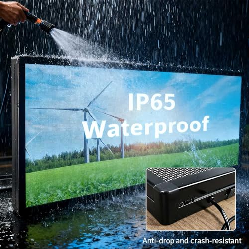 Image of P3 40 inchx25 inch Led Sign Programmable Scrolling Digital Display Screen For Business Message Board Wifi Control High Definition High Brightness Advertising Support Image& Video Matrix Panel