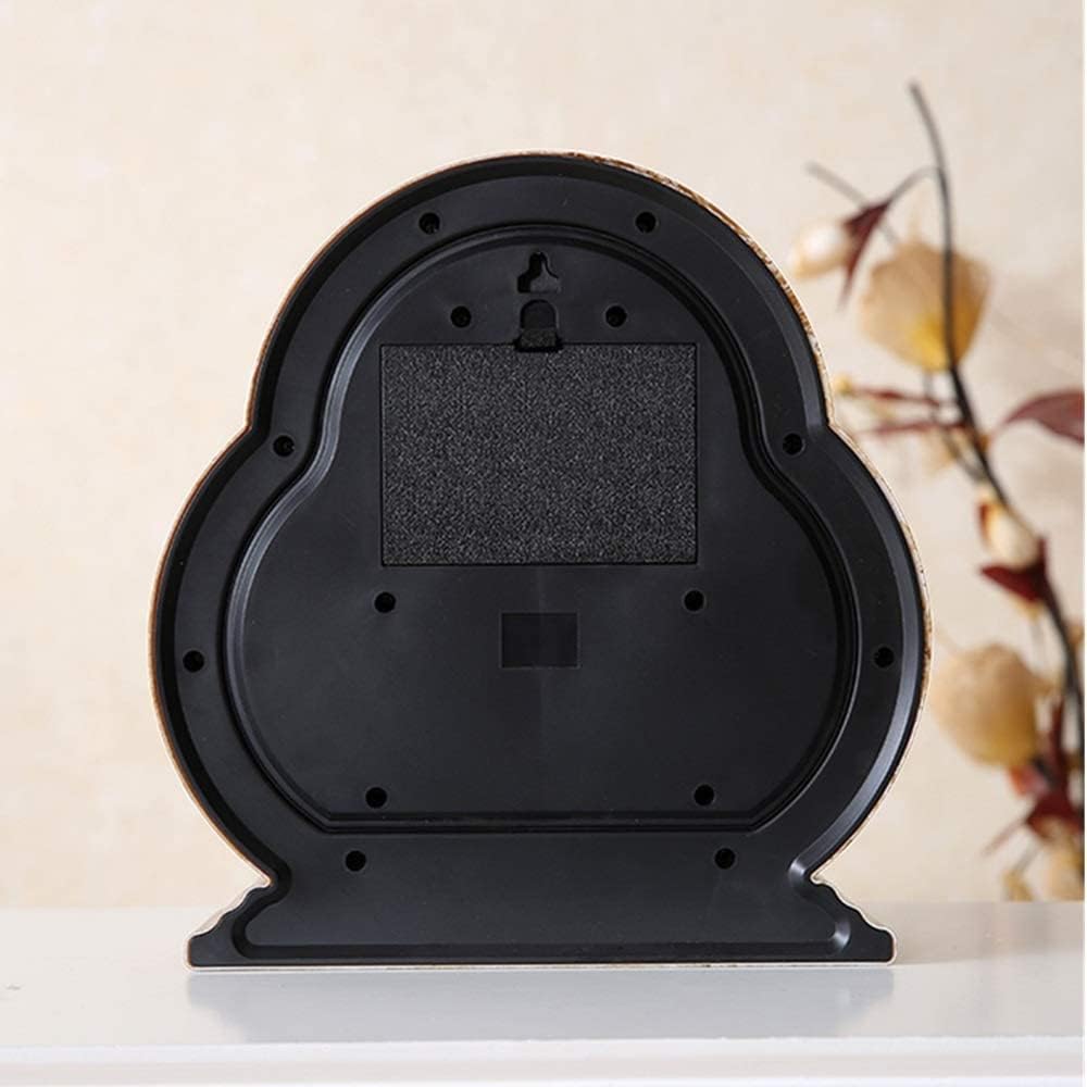 Mantel Clocks, Desk Clock European Style Retro Elegant Small Table Clock Fashion Household Bedroom Living Room Wall Clock Decoration Gift Mute Desktop Clock