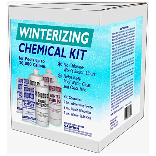 Qualco Pool Closing Chemical Kit for All Pools up to 30,000 Gallons