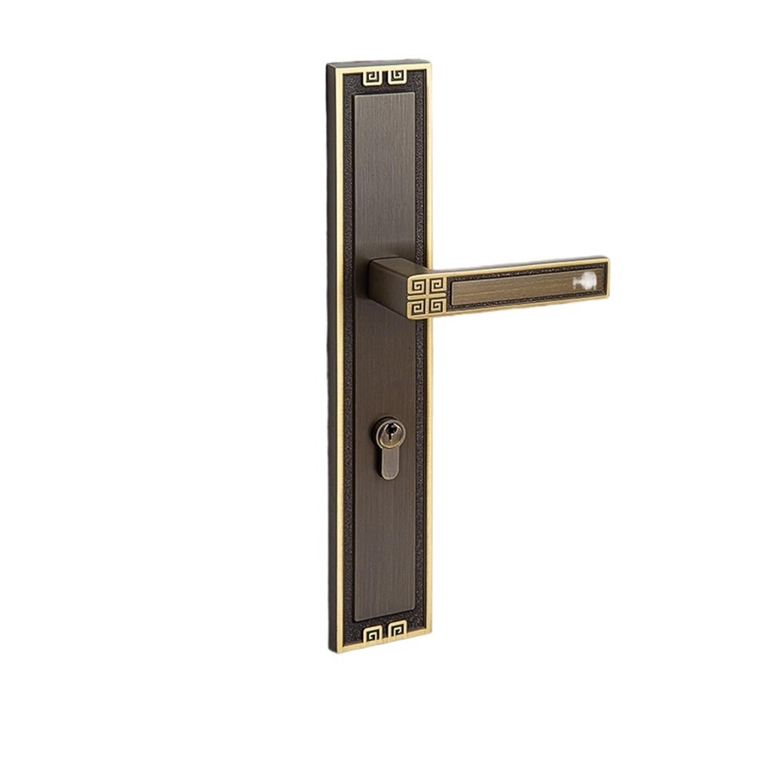 Serrure de porte silencieuse laiton fini les claquements de poignée