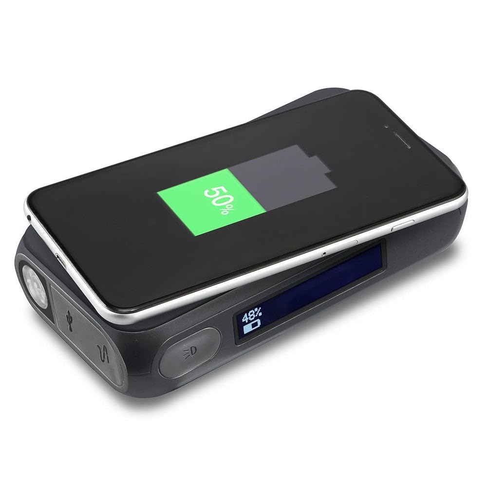 StartYa 8Qi Gen2 | Aide au démarrage puissante pour voiture | Batterie externe pratique | Écran avec instructions | 8000 mAh | Courant de démarrage jusqu'à 350 A | Pour tous les moteurs à essence avec
