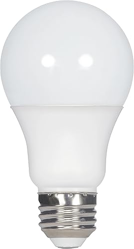 Satco Bombilla LED de pera 08490-15.5A19LED40KND120V4PK S8490 A19 línea A