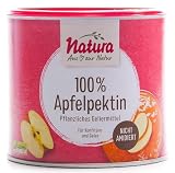 Natura 100% Apfelpektin – 200g – Pflanzliches Geliermittel ohne Zucker aus reinem Pektin – vegan und glutenfrei – Ideal zur Konfitüren- und Marmeladenherstellung