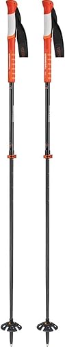 Komperdell 1752339-10 Bastones de senderismo ultralitas, carbón C2, color naranja
