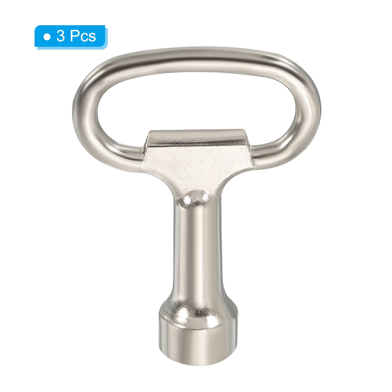 PATIKIL Clé Triangle 12.5x7mm – Lot De 3 – Pour Armoires Électriques, Compteurs Gaz/Eau, Ascenseurs & Vannes