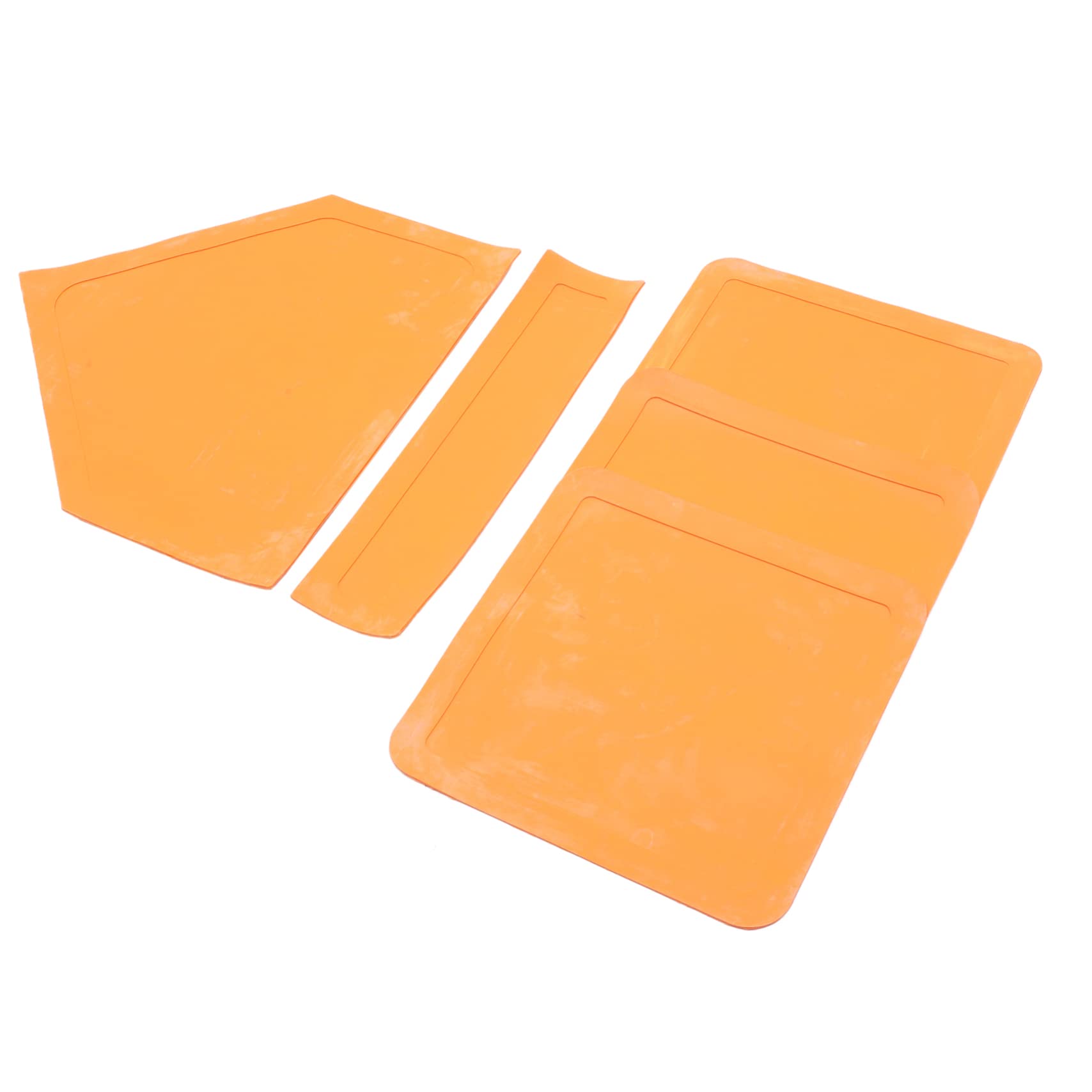 SUPVOX 1Set Rubber Baseball Base Non Slip Pitcher Plate for Teeball Kickball Practice Durable Portable Rubber Training Bases for Use Easy to Transport