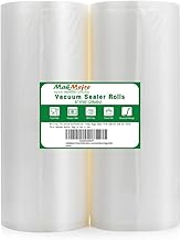 MakMeFre 2 Pack 8x50 Vacuum Sealer Bags Rolls with BPA Free and Heavy Duty,Commercial Grade Vaccume Seal Bags Rolls Work with Any Types Vacuum Sealer