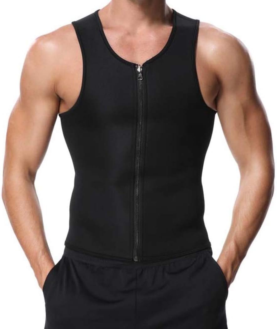 Mannen Body Shaper Hot Sweat Workout Tank Top Afslanken Neopreen Vest voor Gewichtsverlies Tummy Fat Burner