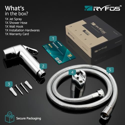 Image of India's 1st Lifetime Support Brand, R1015HF, ABS, Health Faucet