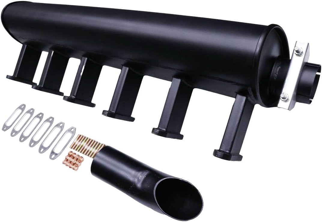 Manifold Muffler 02160569 Compatible with Deutz F6L912 F6L913 6 Cylinder Engine 912 913