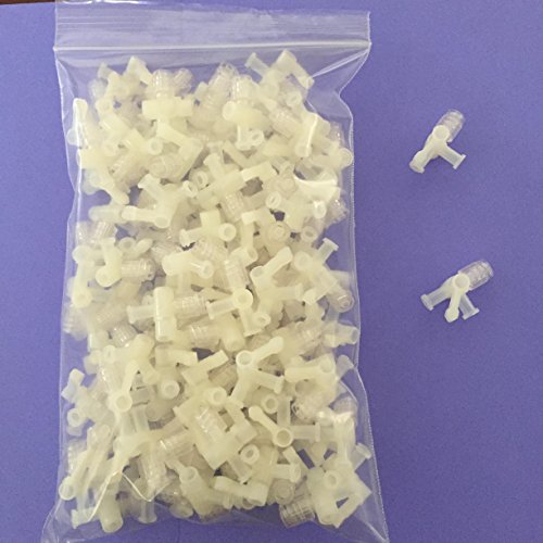 Stopcocks (Per Pack 50), 3-Way Nylon Stopcocks With Clear Pc Lock Rotating Ring Or Tomopal Nylon Stopcock With Clear Pc Lock Rotating Ring For Industrial And Laboratory Uses. P/N: 100-1140-X050 #TOP1