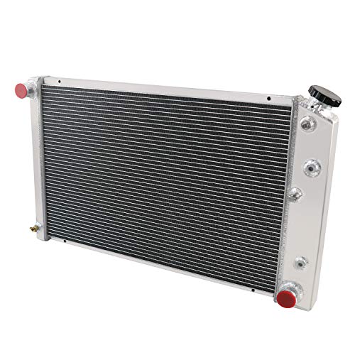 ECMRAD Performance Aluminum Radiator for Chevy Camaro 1970-1981/ Monte Carlo 1980-1987 G-Body Oldsmobile Cutlass/Pontiac Grand Prix 3 Rows Core