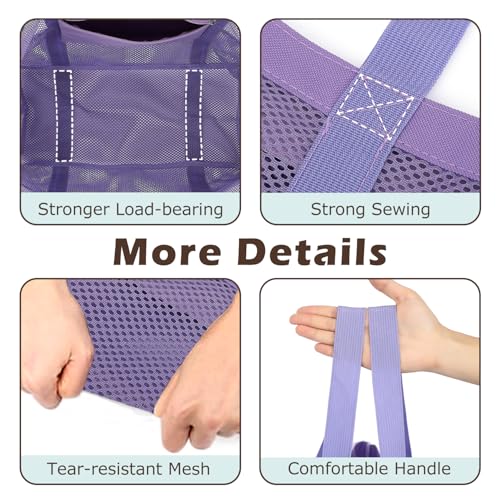 Image of Fammart Large Mesh Beach Bag for Women, Oversized Beach tote Swim Pool Bag