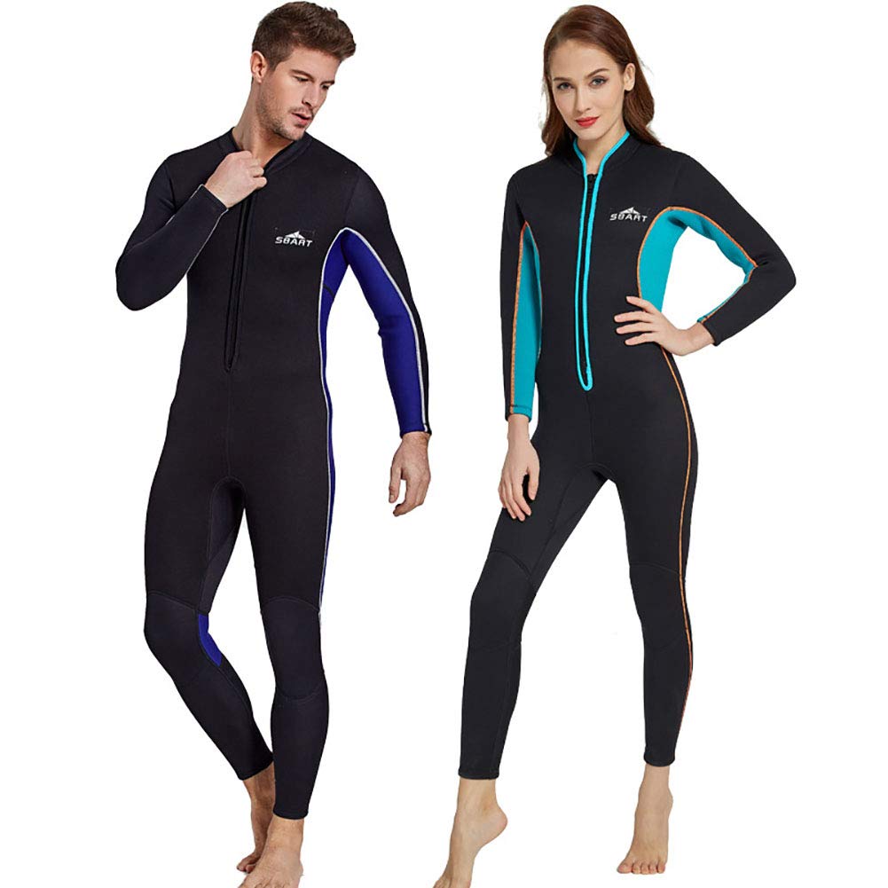 Chiusura Lampo Anteriore 3 Millimetri Muta in Neoprene Per Snorkeling, Immersioni Subacquee, Surf Nella Mens/Womens Full Body Scafandro