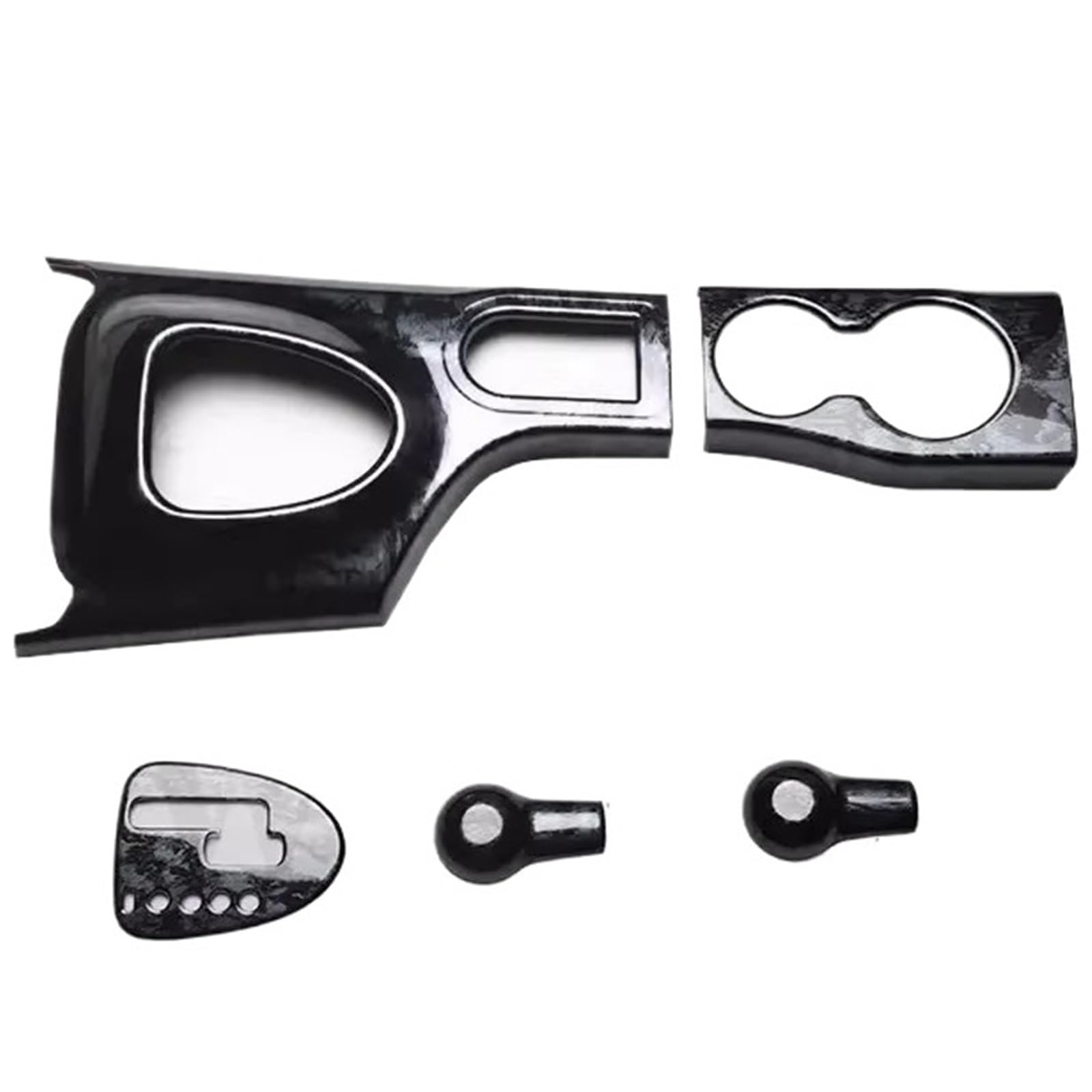 Panel sterowania centralnego, rama montażowa, naklejki samochodowe 5D, panel ABS, pasuje do Nissana Qashqai J10 2007-2013(Four wheel drive)
