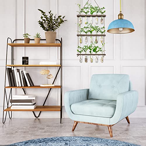 XXXFLOWER Wall Hanging Propagation Station with Wooden Stand 5 Glass Test Tubes 3 Tiered Planters Wall Terrarium for Home Office Plant Hanger Flower Vases Wall Decor Hydroponic Cuttings XXXFLOWER Wall Hanging Propagation Station with Wooden Stand 5 Glass Test Tubes 3 Tiered Planters Wall Terrarium for Home Office Plant Hanger Flower Vases Wall Decor Hydroponic Cuttings