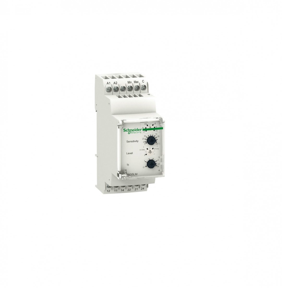 Schneider Electric - Harmony RM35-L - relais de contrôle de niveau de liquide - 24..240Vca/cc - RM35LM33MW