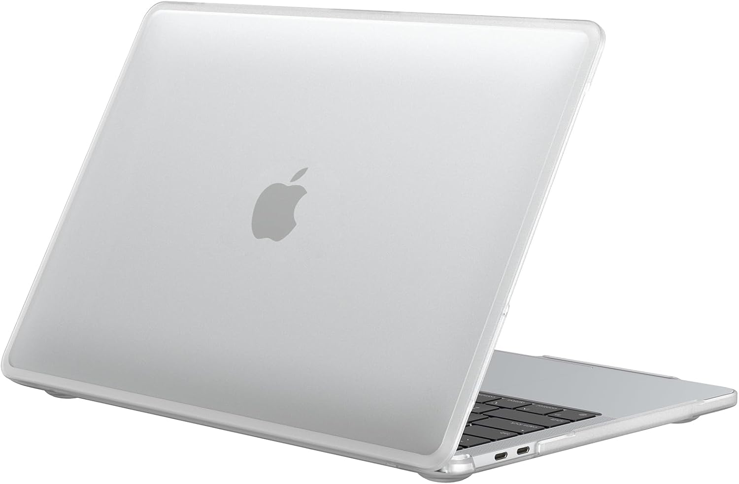 BlueSwan Anti-Cracking Hard Shell Case Compatible with MacBook Pro 13 inch, M2/M1 2025 2022-2017 A2338 A2289 A2251 A2159 A1989 A1706 A1708, Anti-Fingerprint Soft TPU Bumper, Frosted White
