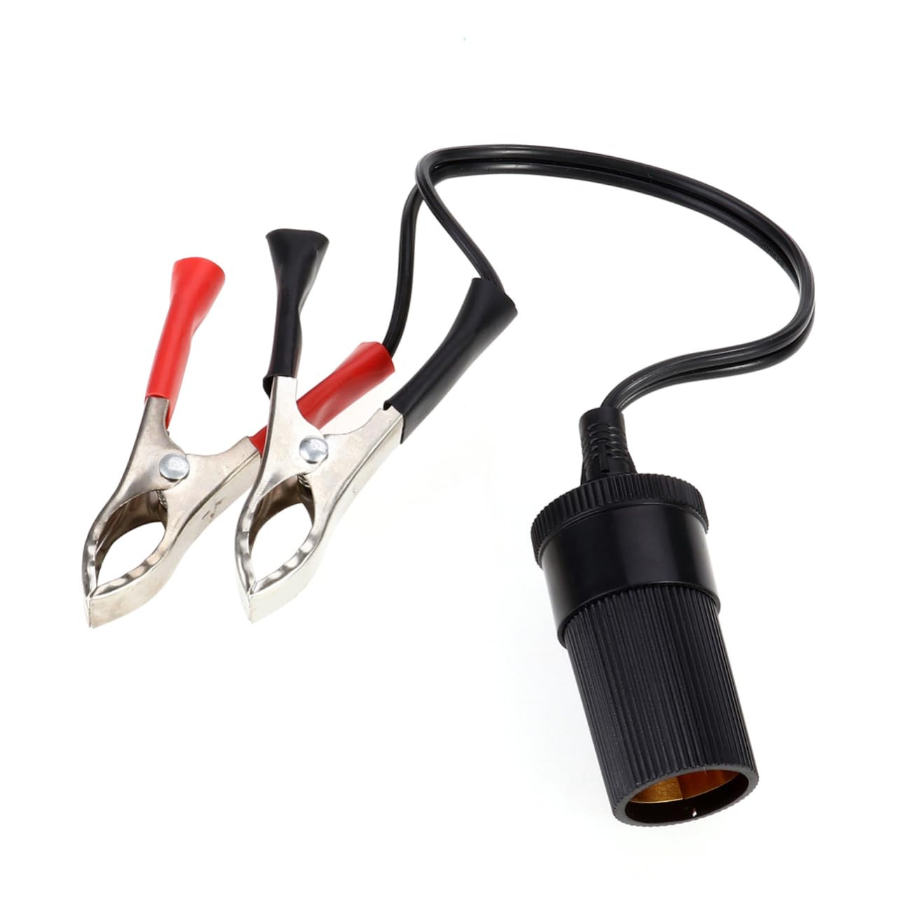 Clip de Batterie Automobile 12v, Adaptateur Prise Allume-cigare Noir
