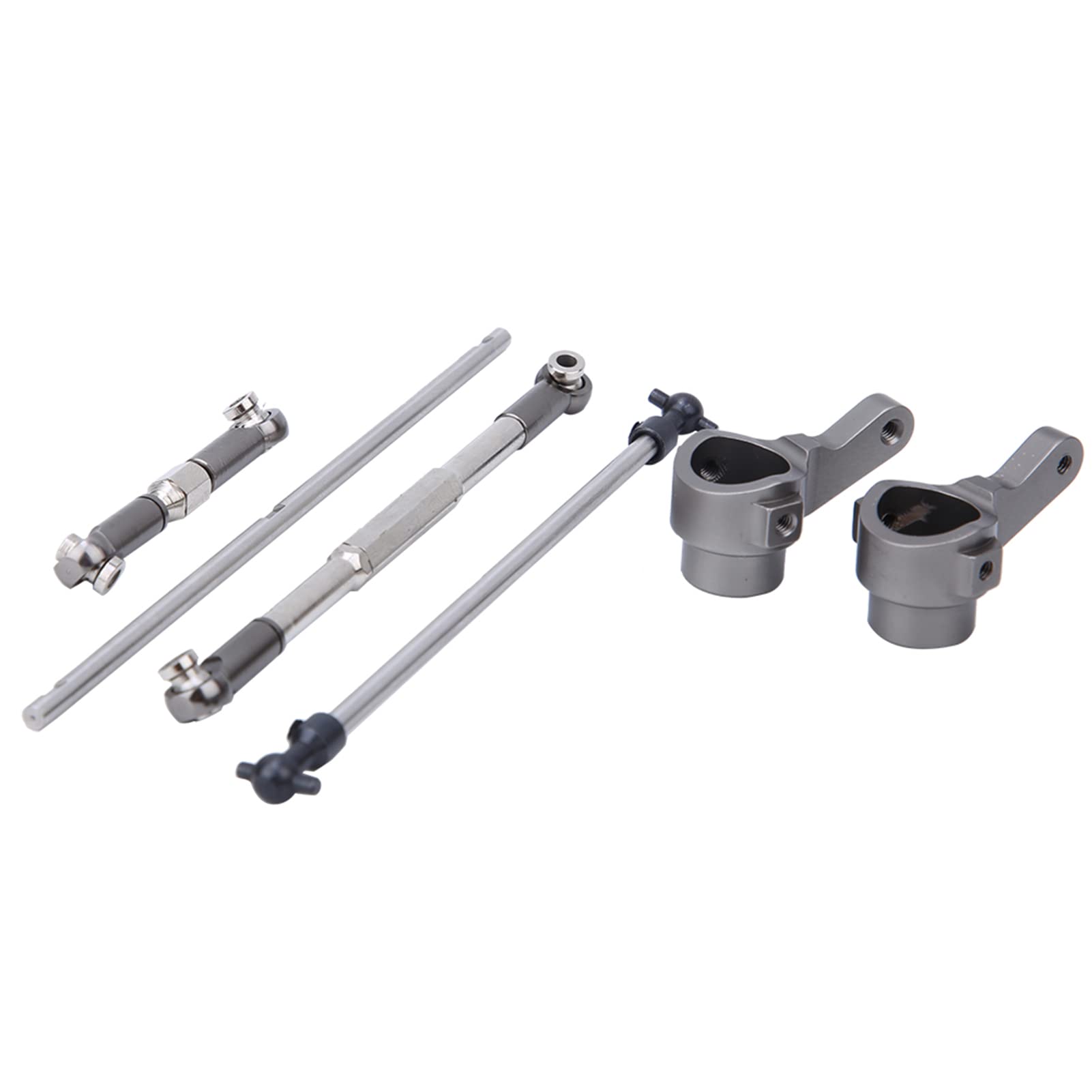 Zestaw zespołów przekładni przedniej i tylnej Mavaol pasujący do modelu ciężarówki wojskowej z naczepą FJ45 (Titanium color MN-023T)