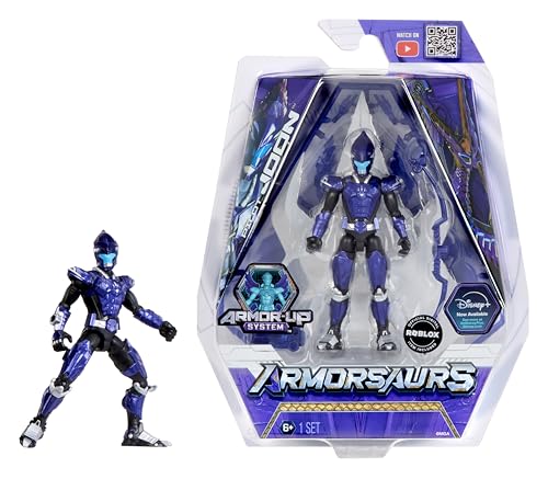 Armorsaurs : Joon Park, Pilote de Pteranodon - Figurine de 9,5 cm avec Armure Interchangeable et Accessoire Transformable - Dès 6 Ans
