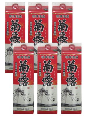 Amazon.co.jp: 菊之露 紙パック 30度1800ml×6本セット : 食品・飲料・お酒