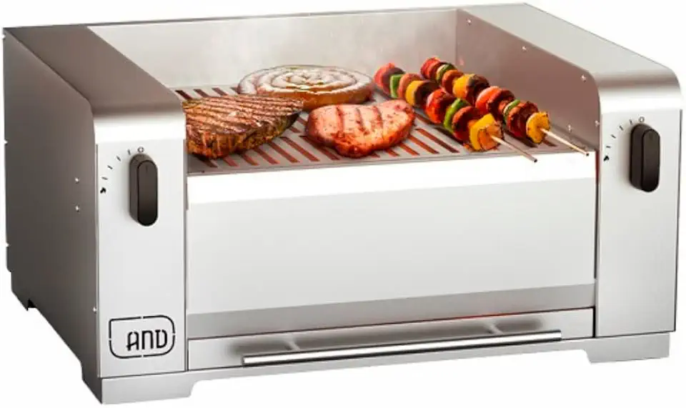 CHURRASQUEIRA PARRILLA INOX GÁS GLP