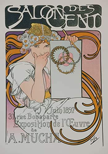 Affiche impression Alphonse Mucha pour créer une ambiance bohème chic dans votre salon