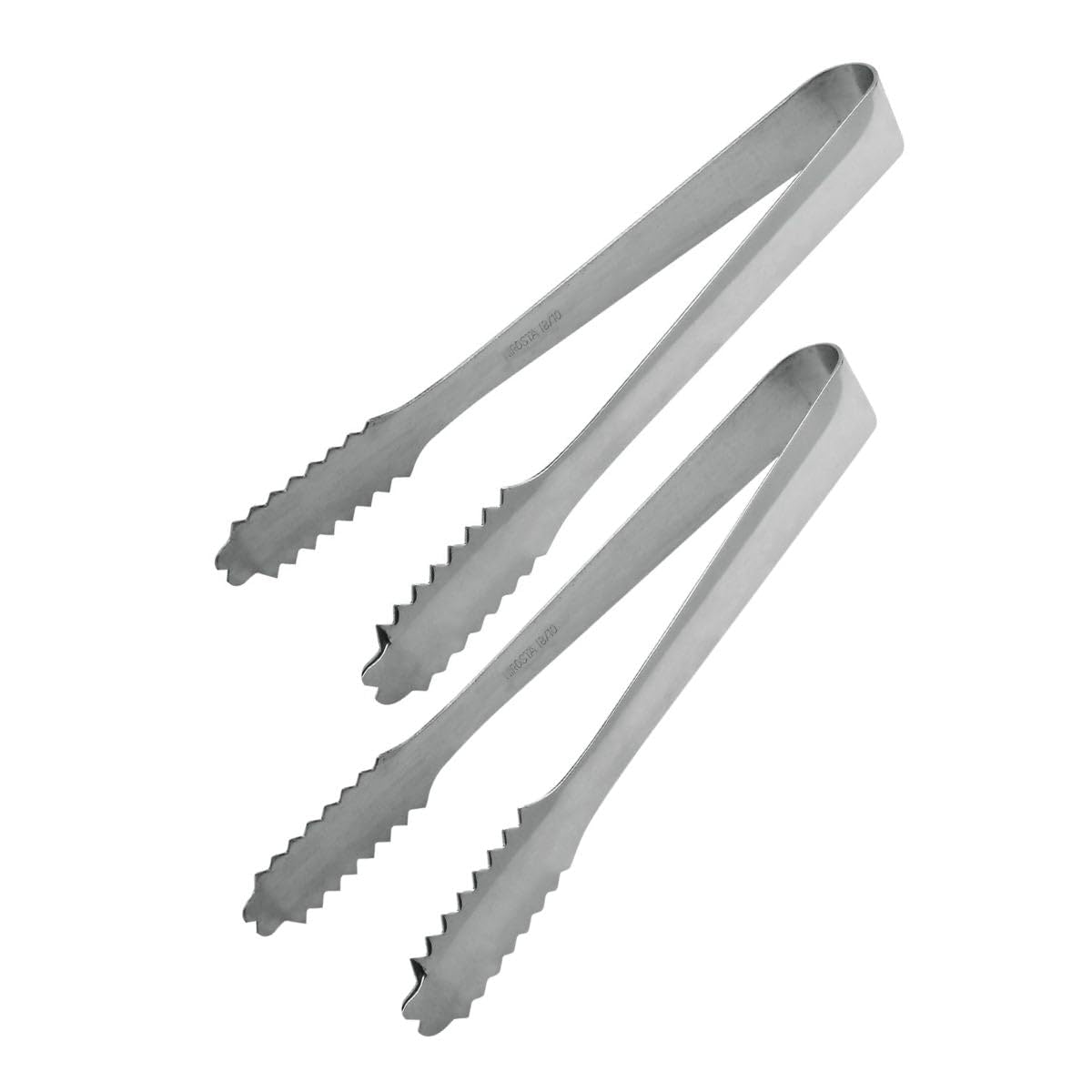 FM Professional 21540 Ice Tongs, Kitchen Tongs, Stainless Steel, 19 cm