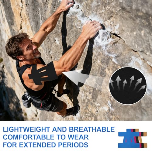 12 Count Kinesiology Tape for Shoulder,Shoulder Tape for Pain Relief,Pre-Cut for Easy use. Stretchy Cotton Material ensures Comfortable wear with Hypoallergenic Adhesive Lasting 4-7 Days - image 6
